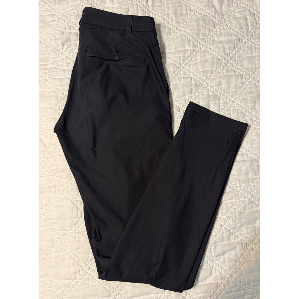 Lululemon Mens Commission Pant Classic Black Warpstreme Chino Size 29